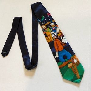 MICKEY UNLIMITED Goofy silk tie